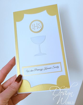 Kopertówki komunijne, koperta ozdobna na pieniądze kartki komunijne, Card Design World