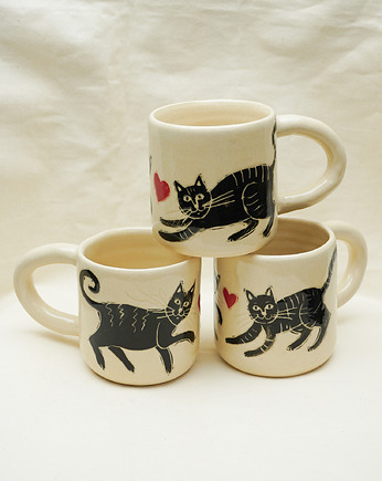 Kubek w kotki. Walentynki, Lvvia ceramics