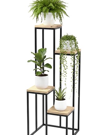 Kwietnik TAVOLO czarny 112cm, JAKPOLDESIGN