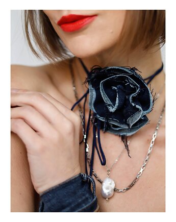 Jeansowy choker, Celina Parysów