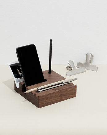 Organizer na biurko ONDA Business  ORZECH, NUDO design 