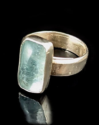 Pierścionek pure aqua- akwamaryn, Pracownia Neores