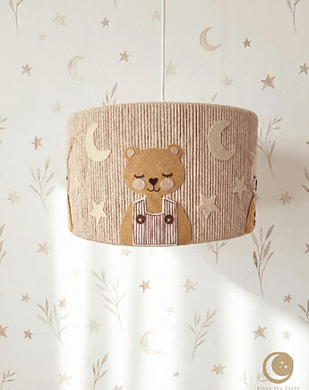 Lampa sufitowa 5 ZWIERZĄTEK Abażur handmade do pokoju dziecka, Bring the Light