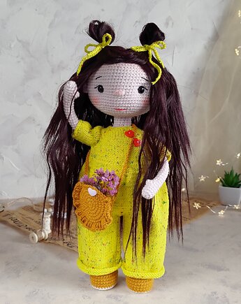 Lalka 31 cm, JEDYNY egzemplarz, Lalka na prezent, Prezent na dzień kobiet, EcoToysByNastya