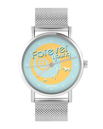Zegarek - Forever young - bransoleta mesh, yenoo
