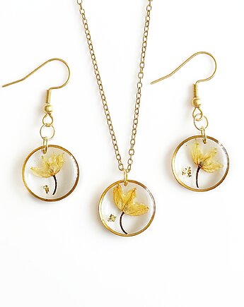 Komplet biżuterii z konwalią, Colie