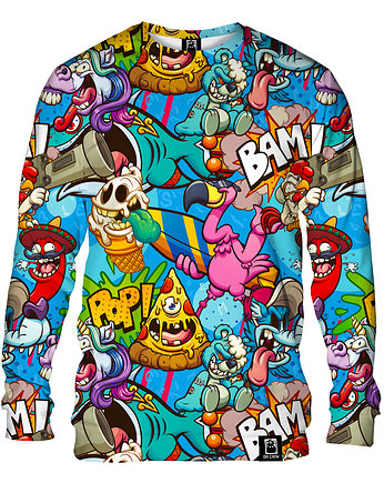 Bluza Bez Kaptura Męska DR.CROW Cartoon, DrCrow