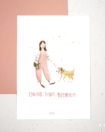 ilustracja "kundelek twoim przyjacielem", Poppy