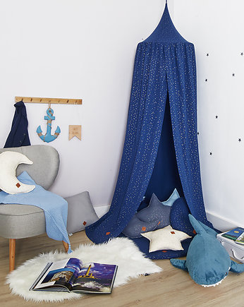 Baldachim, namiot wiszący - NAVY, Fun with Mum
