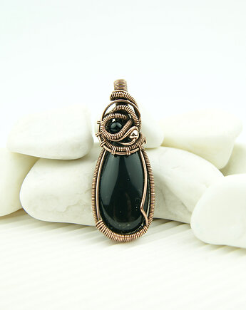 Wisiorek z onyksem, Blue Pearl Art