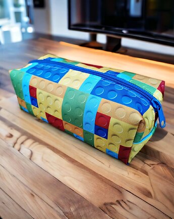 Piórnik wodoodporny mała kosmetyczka saszetka etui klocki lego, Uszyciuch