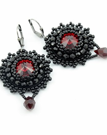 Kolczyki Swarovski Drop of color Ruby, Izziland