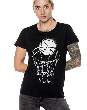 T-shirt damski UNDERWORLD Streetball czarny, UNDERWORLD