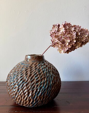 Wazon ceramiczny "Deep Lines", poLEPIONE