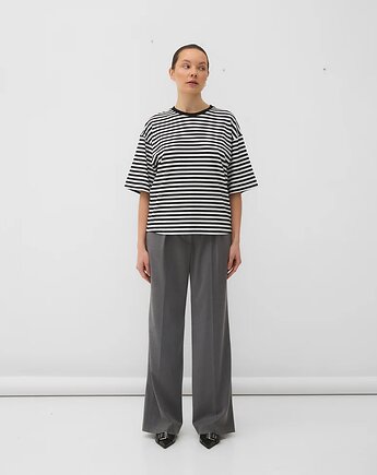 T-Shirt Art stripes crew neck, Patchouli