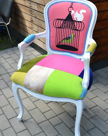 Krzesło Ludwik Ptaszek w klatce, Juicy Colors