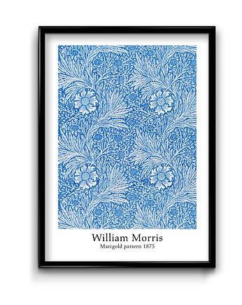 Plakat Marigold Pattern Blue, Bury Lis