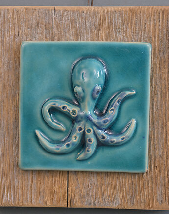 Obrazek morski na desce, cerama