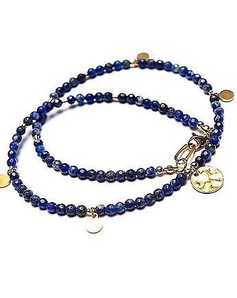 Lapis lazuli  vol. 8 /choker/ - Szlachetna kolekcja, OSOBY - Prezent dla teściowej