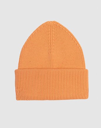 Czapka Inari z wełny merino w kolorze pomarańczowym, Woolish