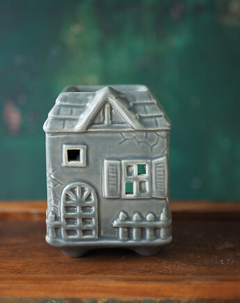 Kominek ceramiczny no. 5- domek szary, Lillys Stories