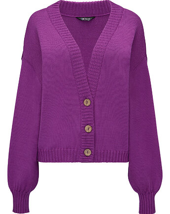 Kardigan Wool Me Tender Purpura 100% Wełna Merino, MKTP