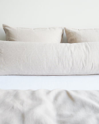 Lniana poszewka na długą poduszkę NATURAL LINEN, so linen!