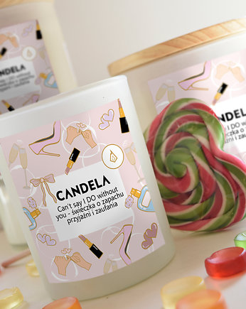 Świeca sojowa dla druhny " Can't say I DO without You" 220 ml, LUUB