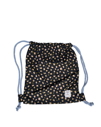 Leopard - worek/plecak dla przedszkolaka black, Muzpony