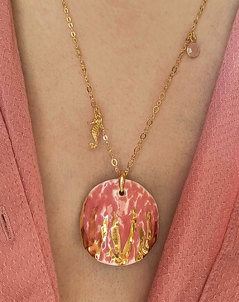 Naszyjnik pozłacany Złote Glony Kolekcja Parian, ZIĘBA