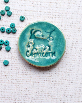 KOZIOROŻEC :: magnes ceramiczny :: znaki zodiaku, kaktusia