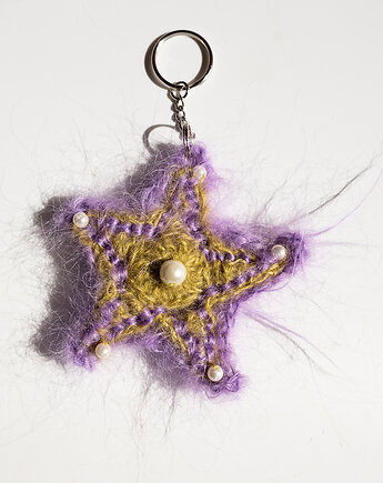 Puchaty brelok - rozgwiazda z perłą, OTULIBABKI