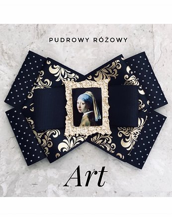 Brosza  ART z obrazem Dziewczyna z perłą NEW 1szt, Pudrowy Różowy
