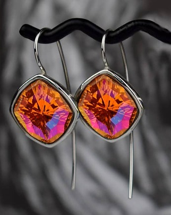 Agrhokai - kryształy Swarovski - ogniste smocze oczy, Marisella