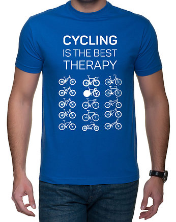 Koszulka T-SHIRT. Cycling is the best therapy, studioixi
