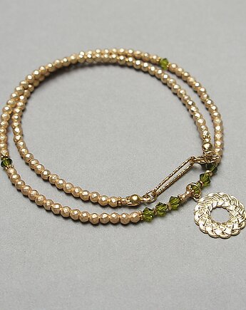 Hematyt gold vol. 3 - choker naszyjnik -  szlachetna kolekcja, KiKa pracownia