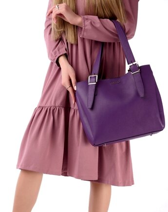 Torba skórzana  - shopper   (6372), BOSCCOLO