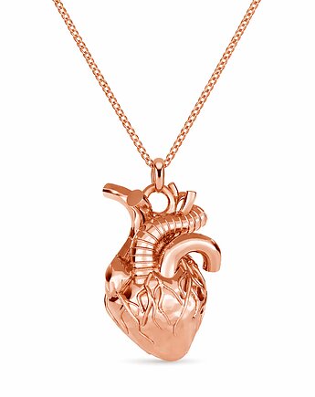 Naszyjnik ANATOMICZNE SERCE- różowe złoto, ISSI Jewelry