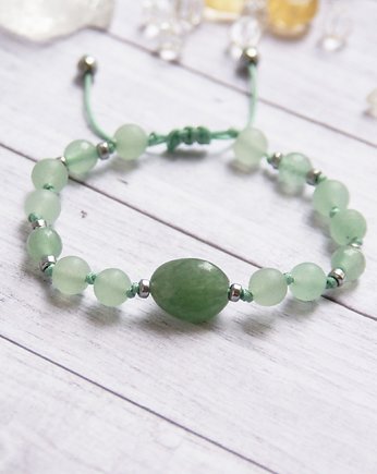 Amulet - spokój- awenturyn zielony., kaktusia