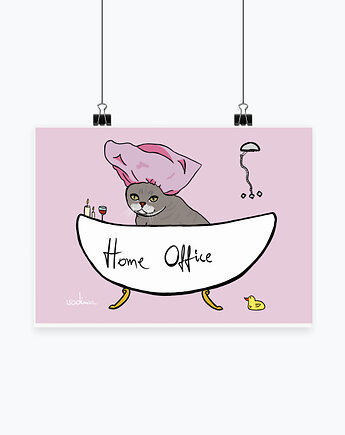 Home Office - plakat, wadimoo