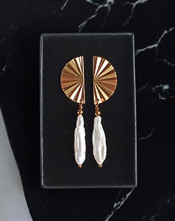 Długie perły : kolczyki : wyjątkowy prezent PREMIUM : II, kaktusia