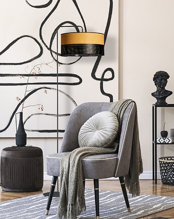 Lampa stojąca z zakrzywionym stelażem BOLIVIA DUAL, LYSNE