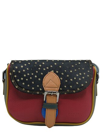 Listonoszka torebka damska skóra naturalna kolorowa oryginalna OLIVKA, Olivka Warsaw