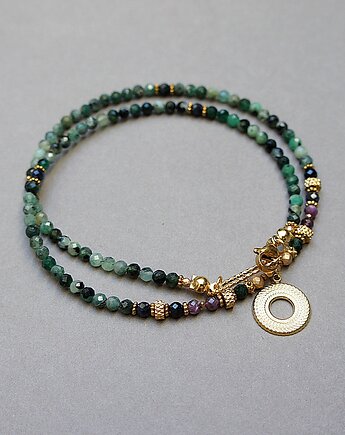 Szmaragdy vol. 12 choker /09.03.26/- Szlachetna kolekcja, KiKa pracownia