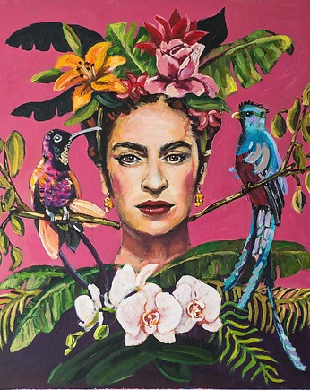 Frida 60x80cm zamówienie, palumalu maluje
