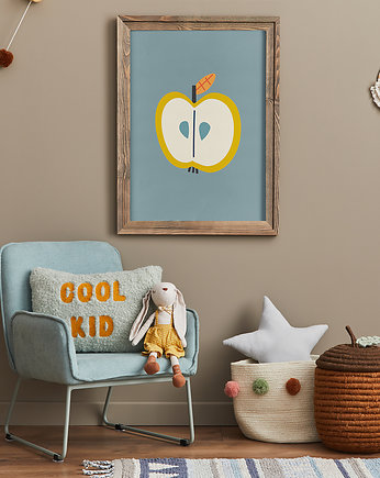 Jabłko - plakat do pokoju dziecka, Nostalgia Prints