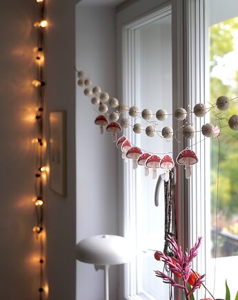 Zestaw 8 zawieszek w kształcie muchomorka, HI LITTLE