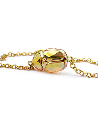 SKARABEUSZ - pozłacana bransoletka, Marisella