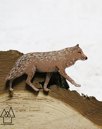 Broszka WILK, Made in Forest