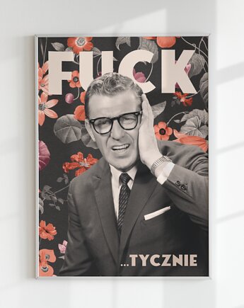 Plakat Gdy zwykłe FAKTYCZNIE to za mało - PAN (KOLAŻ), Agnieszka Osiecka RYSUJĘ BO SIĘ NUDZĘ